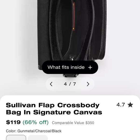 Coach Sullivan Flap Crossbody Bag - Picture 5 of 7